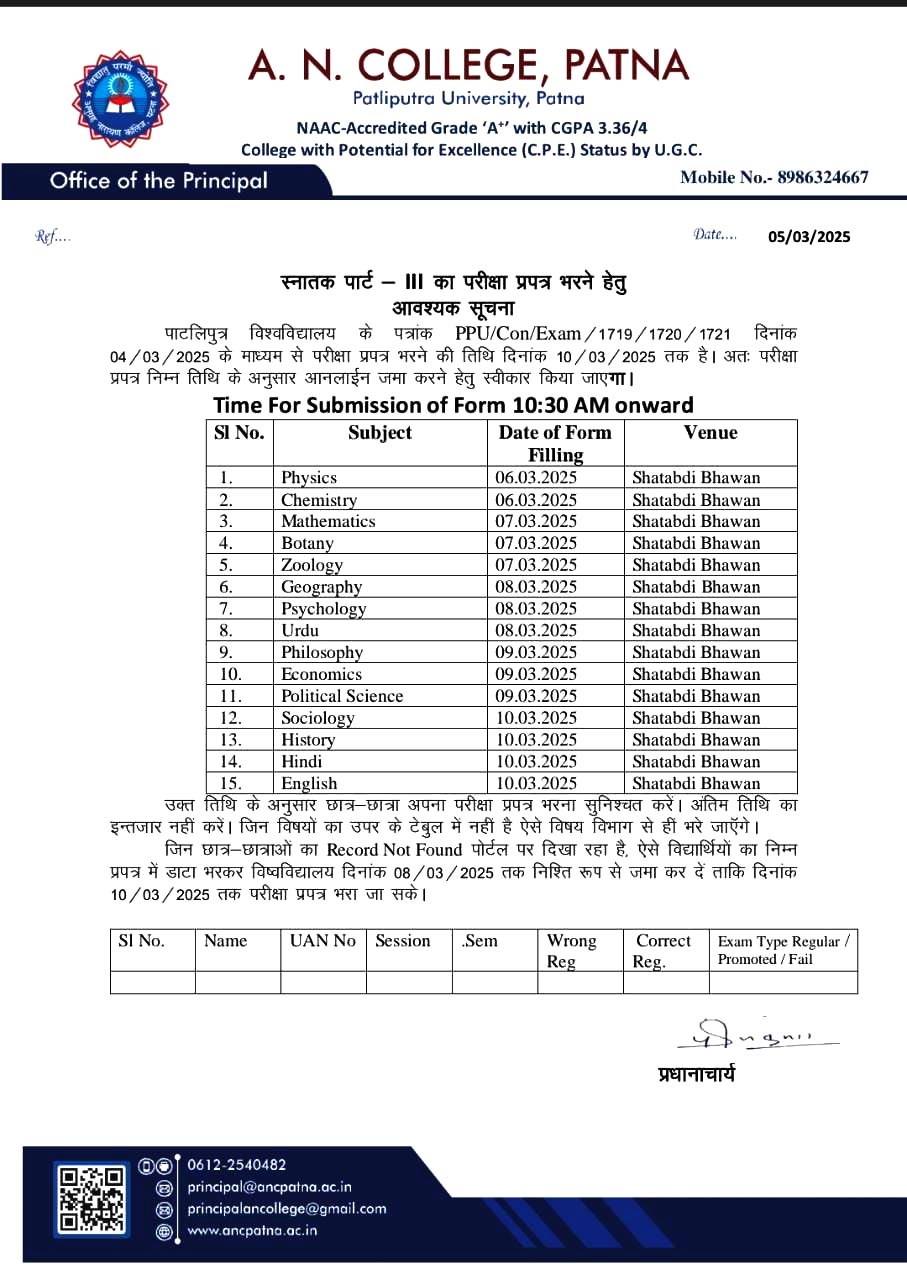 Notice