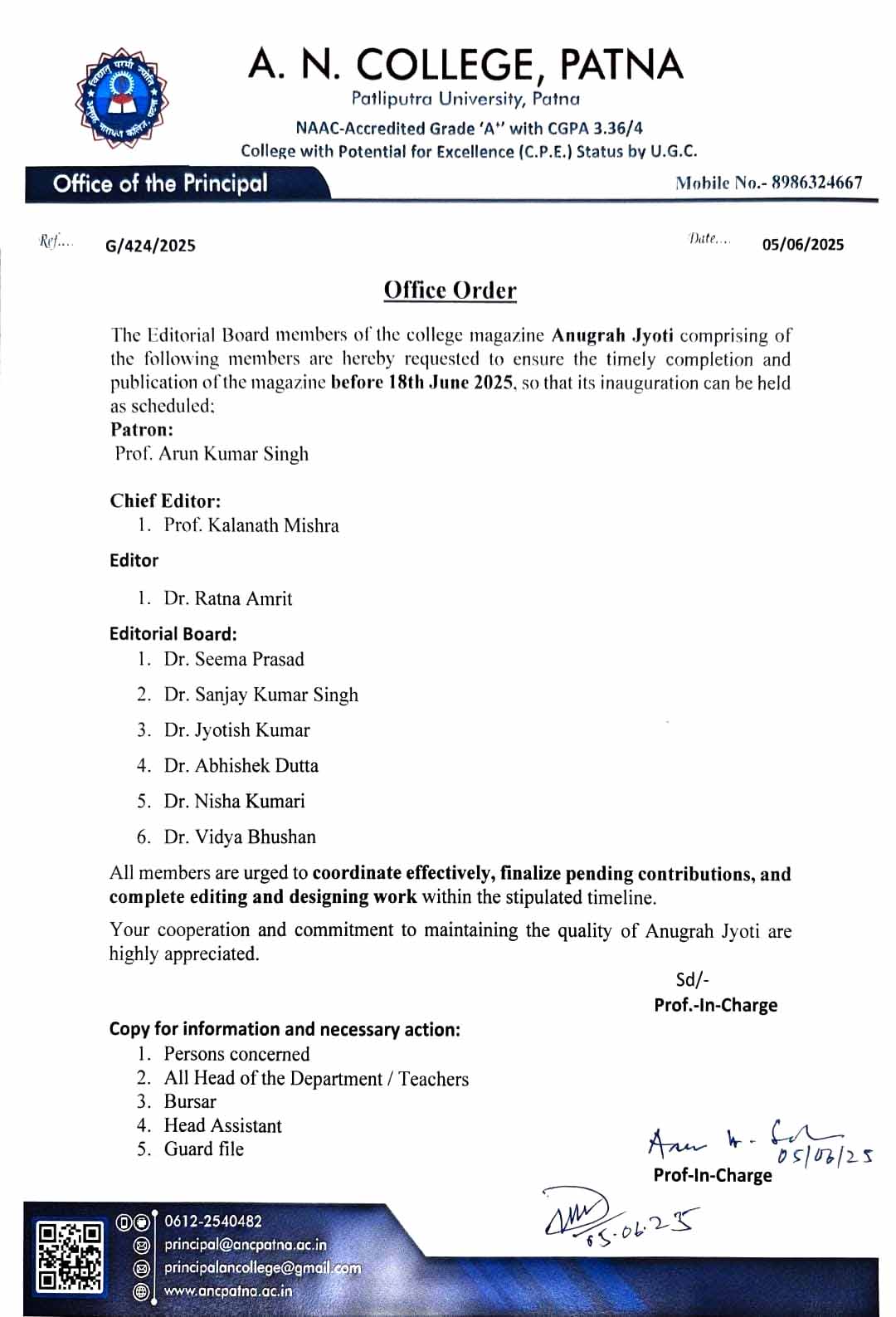 Notice