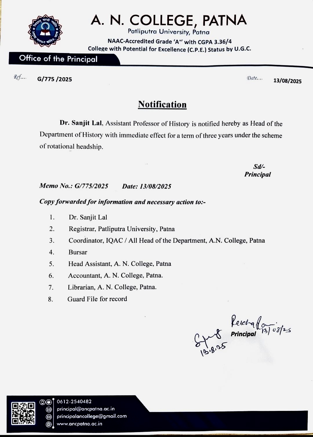 Notice